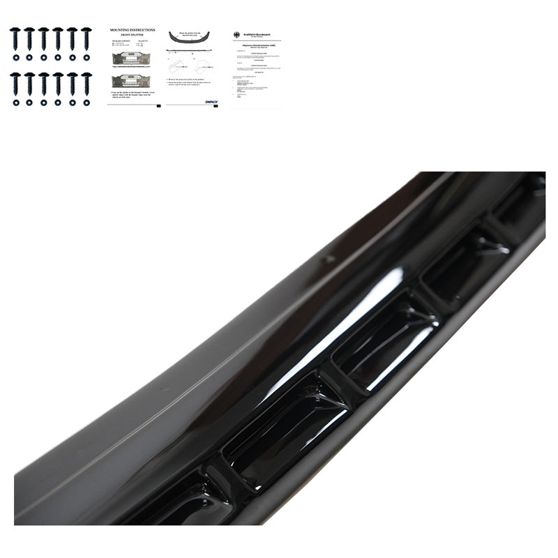 Oneway Frontspoiler passend für Ford Transit MK7 2006-2014 - Schwarz glänzend