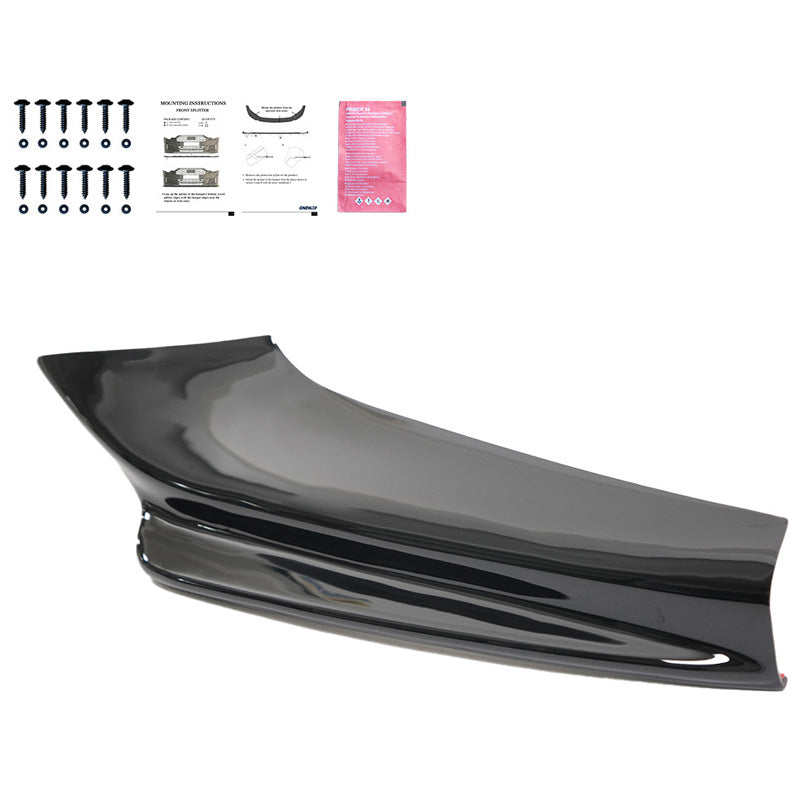 Oneway Frontspoiler passend für BMW 5er F10/F11 M-Pack 2011-2016 mit Flaps - Schwarz glänzend