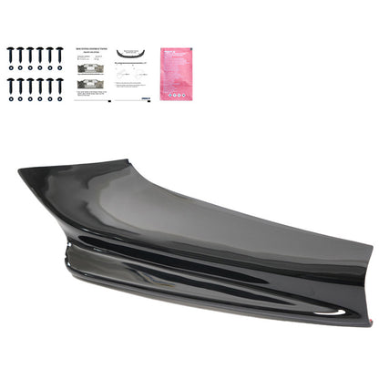 Oneway Frontspoiler passend für BMW 5er F10/F11 M-Pack 2011-2016 mit Flaps - Schwarz glänzend