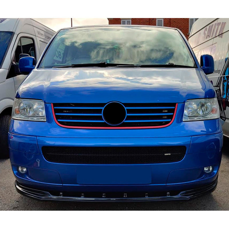 Oneway Frontspoiler passend für Volkswagen Transporter T5 2003-2009 - Schwarz glänzend