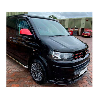Oneway Frontspoiler passend für Volkswagen Transporter T5 2003-2009 - Schwarz glänzend