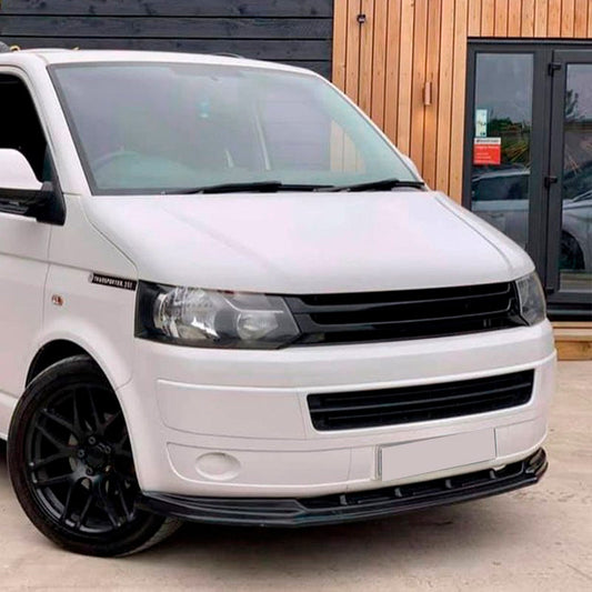 Oneway Frontspoiler passend für Volkswagen Transporter T5.1 2010-2015 - Schwarz glänzend