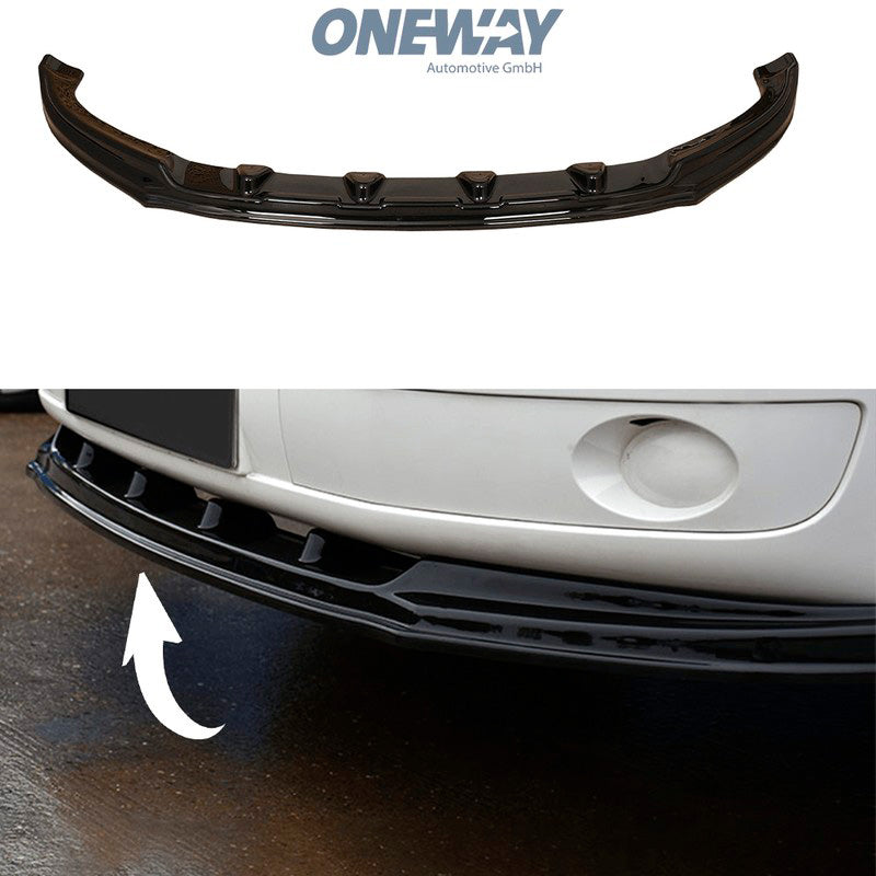 Oneway Frontspoiler passend für Volkswagen Transporter T5.1 2010-2015 - Schwarz glänzend