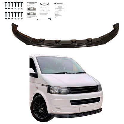 Oneway Frontspoiler passend für Volkswagen Transporter T5.1 2010-2015 - Schwarz glänzend