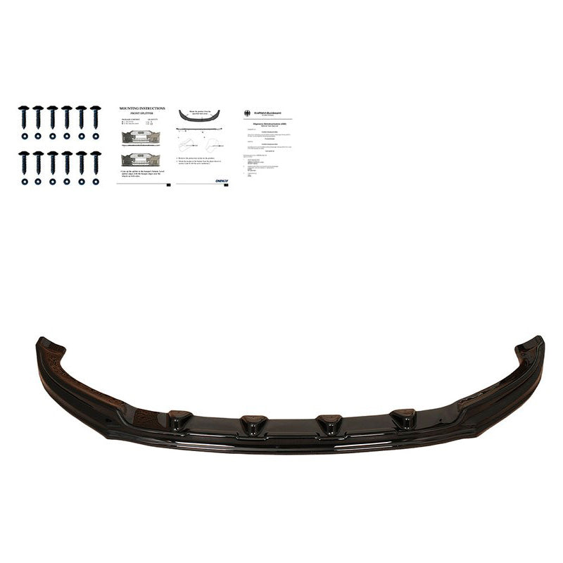 Oneway Frontspoiler passend für Volkswagen Transporter T5.1 2010-2015 - Schwarz glänzend