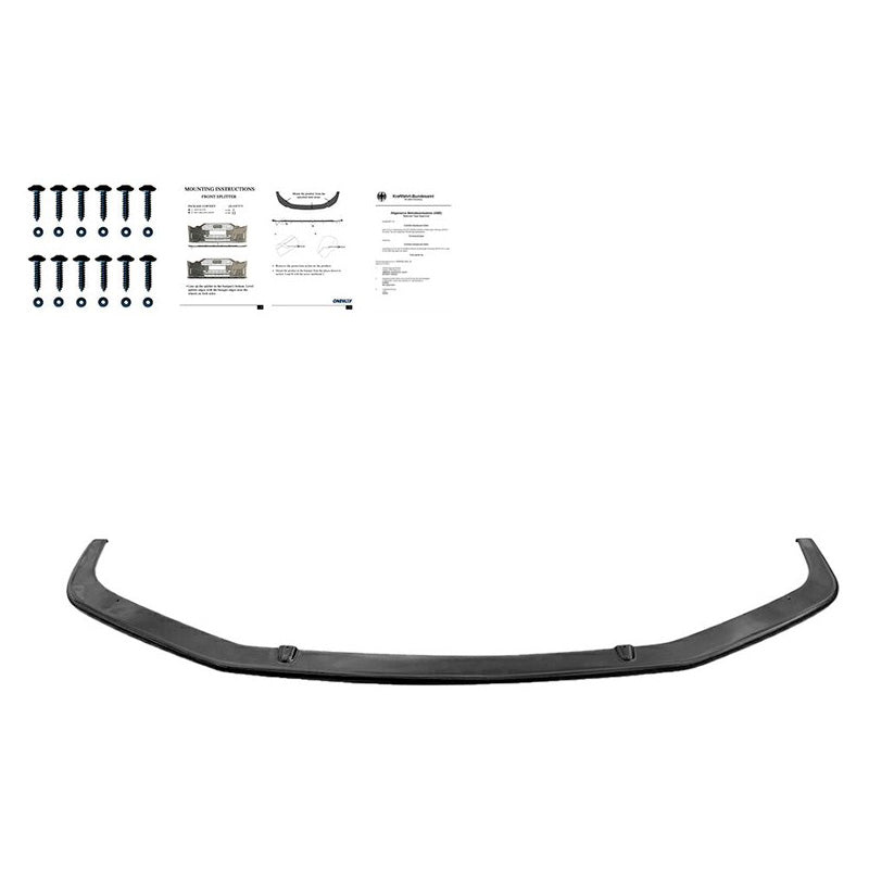 Oneway Frontspoiler passend für Volkswagen Transporter T6 Sportline 2015-2019 - Schwarz glänzend