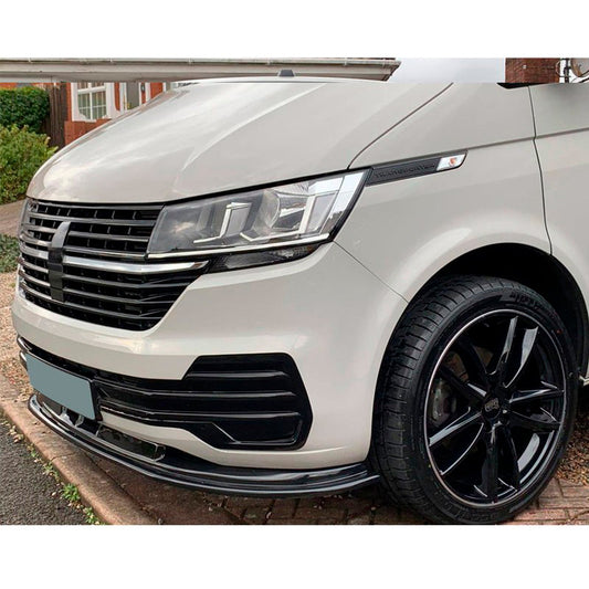 Oneway Frontspoiler passend für Volkswagen Transporter T6.1 2020-2022 - Schwarz glänzend