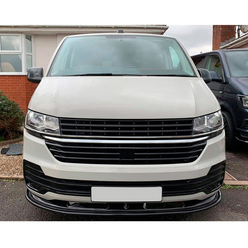 Oneway Frontspoiler passend für Volkswagen Transporter T6.1 2020-2022 - Schwarz glänzend