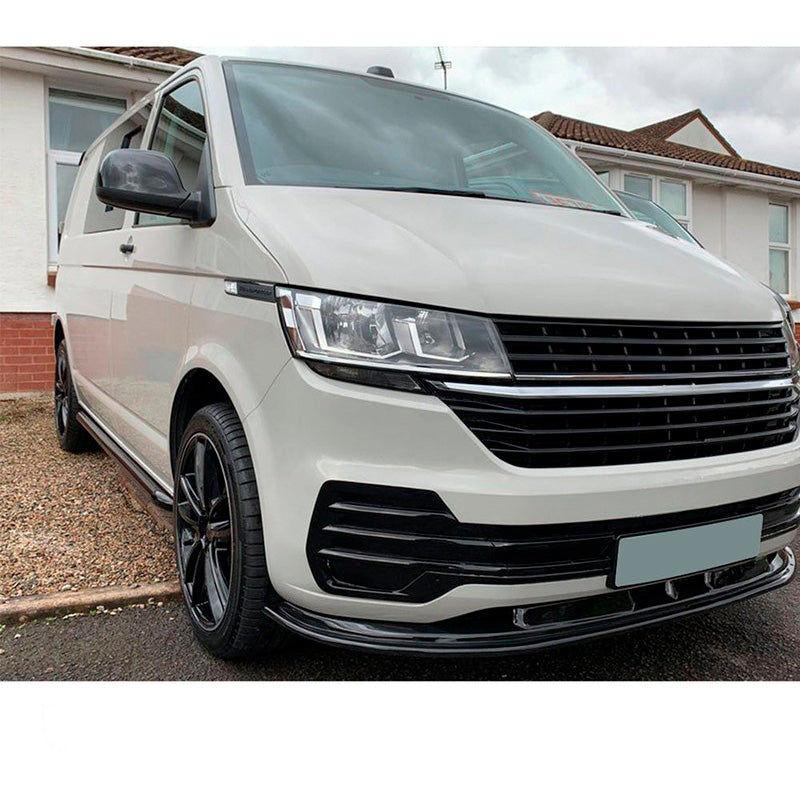 Oneway Frontspoiler passend für Volkswagen Transporter T6.1 2020-2022 - Schwarz glänzend