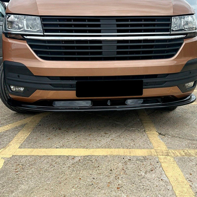Oneway Frontspoiler passend für Volkswagen Transporter T6.1 2020-2022 - Schwarz glänzend