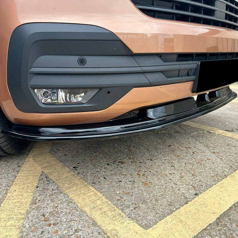 Oneway Frontspoiler passend für Volkswagen Transporter T6.1 2020-2022 - Schwarz glänzend