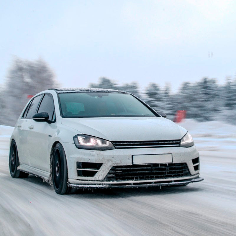 Oneway Frontspoiler passend für Volkswagen Golf VII HB/Variant R/R Line 2013-2016 - Version 2 - Schwarz glänzend