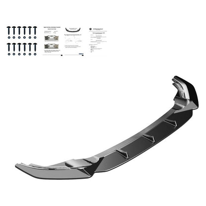 Oneway Frontspoiler passend für Volkswagen Golf VII HB/Variant R/R Line 2013-2016 - Version 2 - Schwarz glänzend
