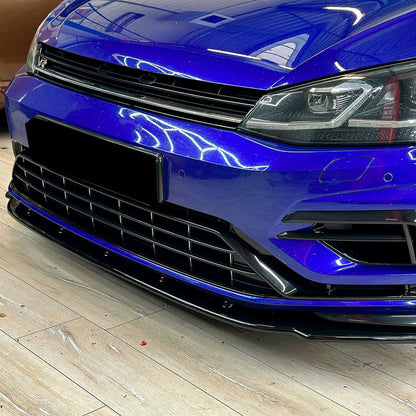 Oneway Frontspoiler passend für Volkswagen Golf VII (7.5) HB/Variant R 2017-2020 - Schwarz glänzend