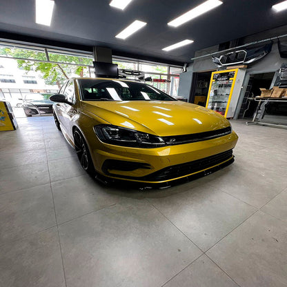 Oneway Frontspoiler passend für Volkswagen Golf VII (7.5) HB/Variant R 2017-2020 - Schwarz glänzend