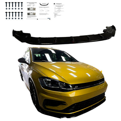 Oneway Frontspoiler passend für Volkswagen Golf VII (7.5) HB/Variant R 2017-2020 - Schwarz glänzend
