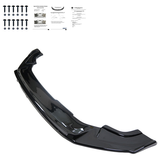 Oneway Frontspoiler passend für Volkswagen Golf VII (7.5) HB/Variant R 2017-2020 - Version 2 - Schwarz glänzend