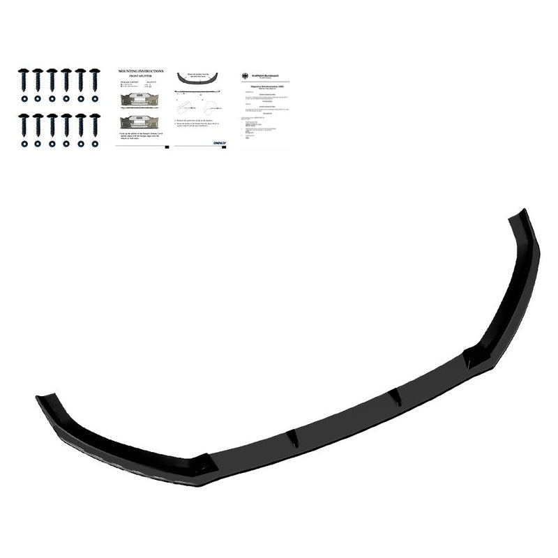 Oneway Frontspoiler passend für Audi S3 8V Limousine 2016-2020 - Schwarz glänzend