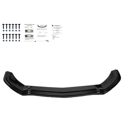 Oneway Frontspoiler passend für Mercedes C-Klasse W205 C43 AMG Limousine/Kombi 2016-2018 - Schwarz glänzend