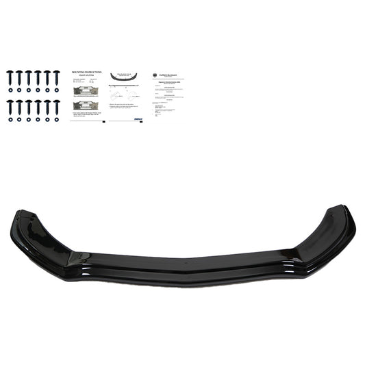 Oneway Frontspoiler passend für Mercedes C-Klasse W205 C43 AMG Limousine/Kombi 2016-2018 - Schwarz glänzend