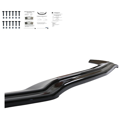 Oneway Frontspoiler passend für Mercedes C-Klasse W205 C43 AMG Limousine/Kombi 2016-2018 - Schwarz glänzend