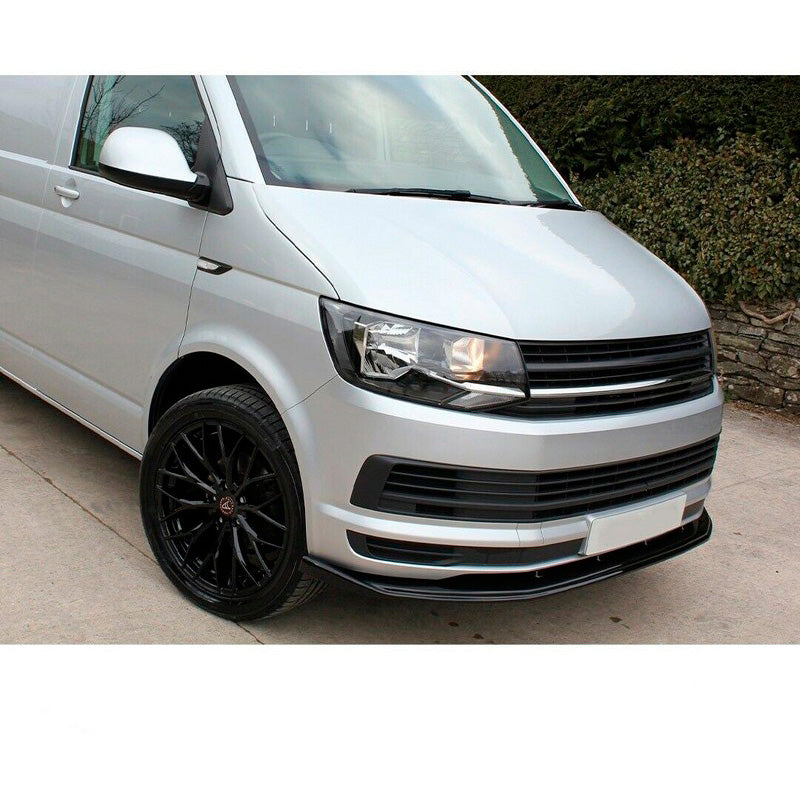 Oneway Frontspoiler passend für Volkswagen Transporter T6 2015-2019 - Schwarz glänzend