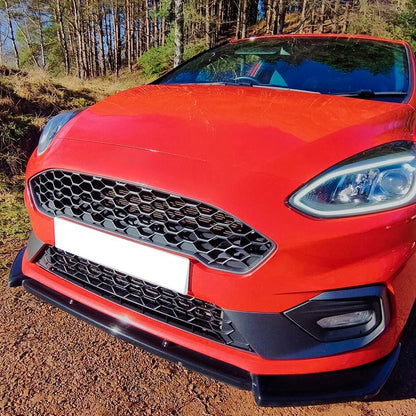 Oneway Frontspoiler passend für Ford Fiesta MK8 ST/ST-Line 2017-2021 - Schwarz glänzend