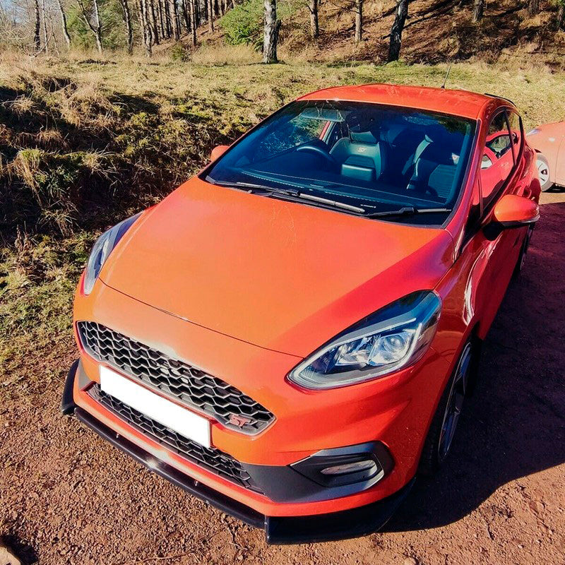 Oneway Frontspoiler passend für Ford Fiesta MK8 ST/ST-Line 2017-2021 - Schwarz glänzend