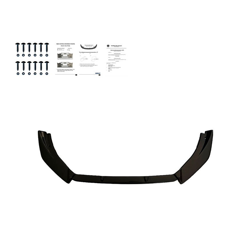 Oneway Frontspoiler passend für Ford Fiesta MK8 ST/ST-Line 2017-2021 - Schwarz glänzend