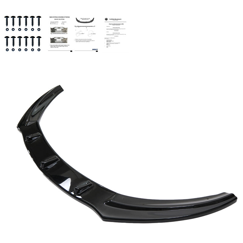 Oneway Frontspoiler passend für Opel Astra J OPC/VXR 2009-2015 - Schwarz glänzend