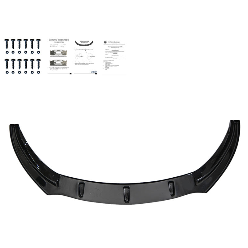 Oneway Frontspoiler passend für Opel Astra J OPC/VXR 2009-2015 - Schwarz glänzend
