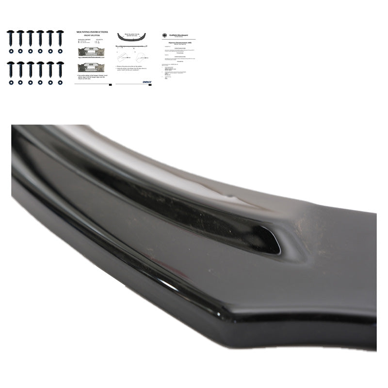 Oneway Frontspoiler passend für Opel Astra J OPC/VXR 2009-2015 - Schwarz glänzend