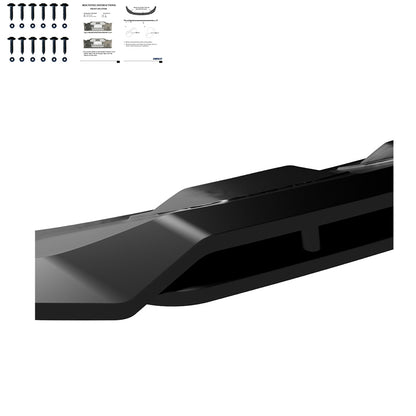 Oneway Frontspoiler passend für Audi Q7 S-Line MK2 Facelift 2019- - Schwarz glänzend