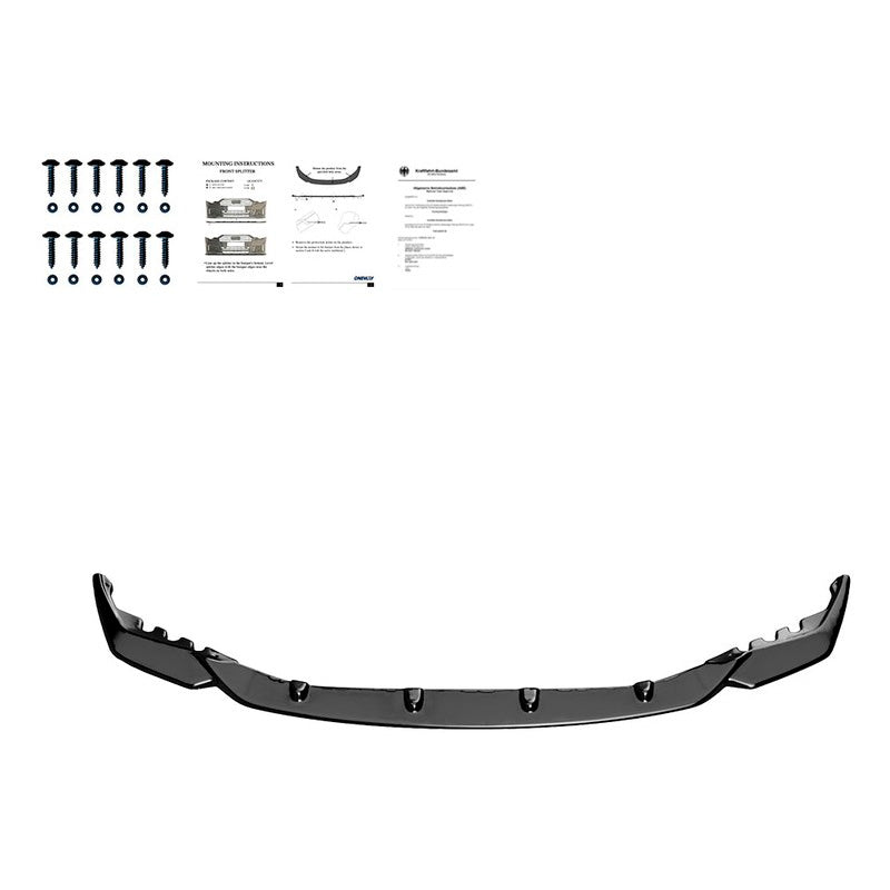 Oneway Frontspoiler passend für BMW M3 G80 & M4 G82 2021- - Schwarz glänzend