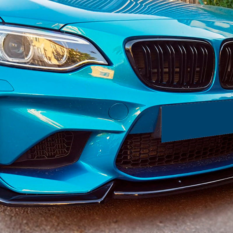 Oneway Frontspoiler passend für BMW M2 F87 2016-2020 - Schwarz glänzend