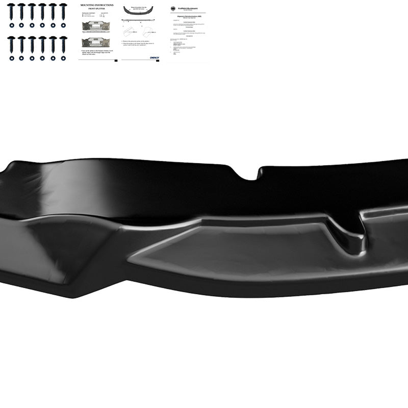 Oneway Frontspoiler passend für BMW X5 M F85 & X6 M F86 2013-2018 - Schwarz glänzend
