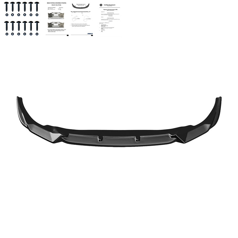 Oneway Frontspoiler passend für BMW Z4 G29 M-Pack 2018- - Schwarz glänzend