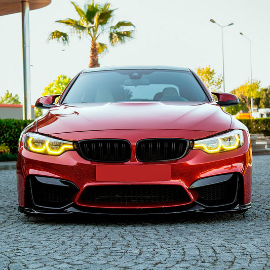 Oneway Frontspoiler passend für BMW M3 F80 2014-2018 & M4 F82 2014-2021 - Schwarz glänzend