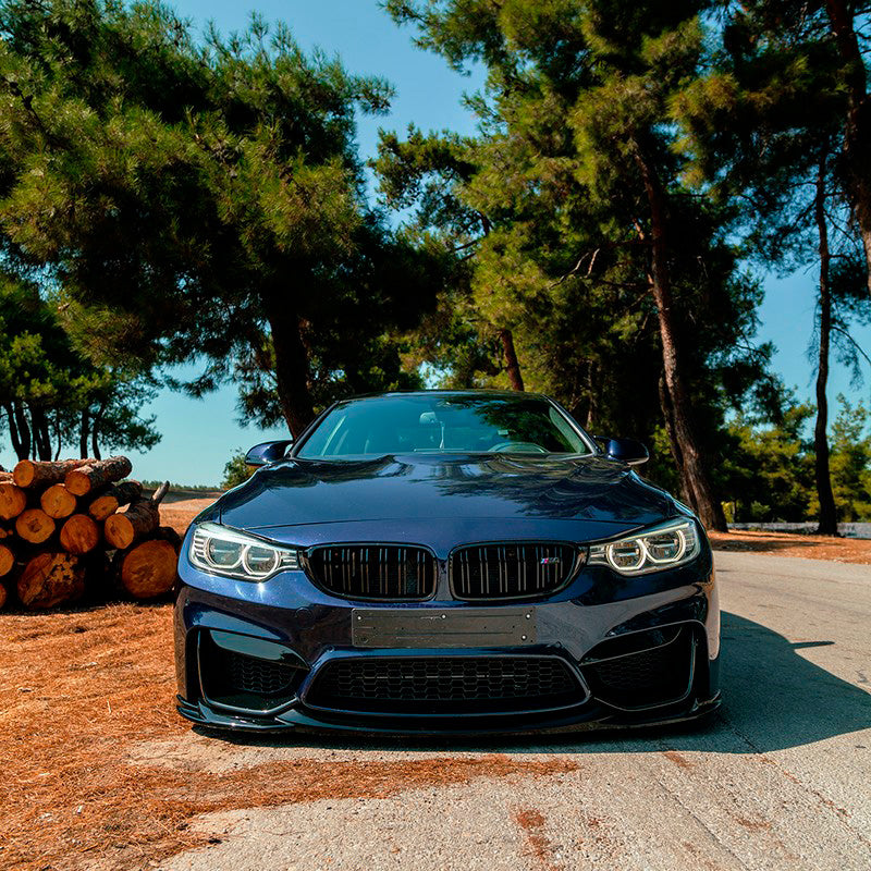 Oneway Frontspoiler passend für BMW M3 F80 2014-2018 & M4 F82 2014-2021 - Schwarz glänzend