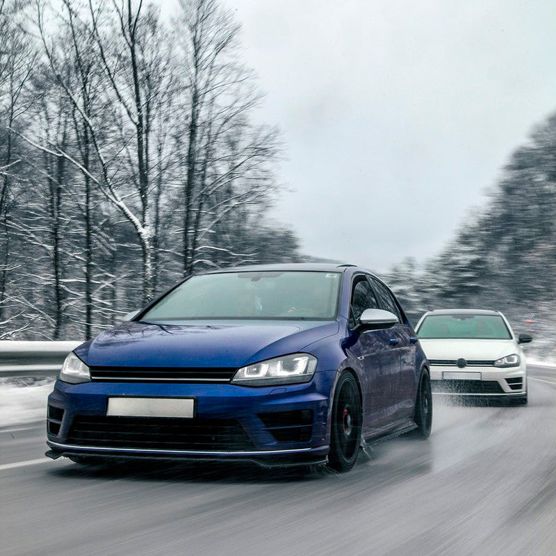 Oneway Frontspoiler passend für Volkswagen Golf VII HB/Variant R/R Line 2013-2016 - Schwarz glänzend