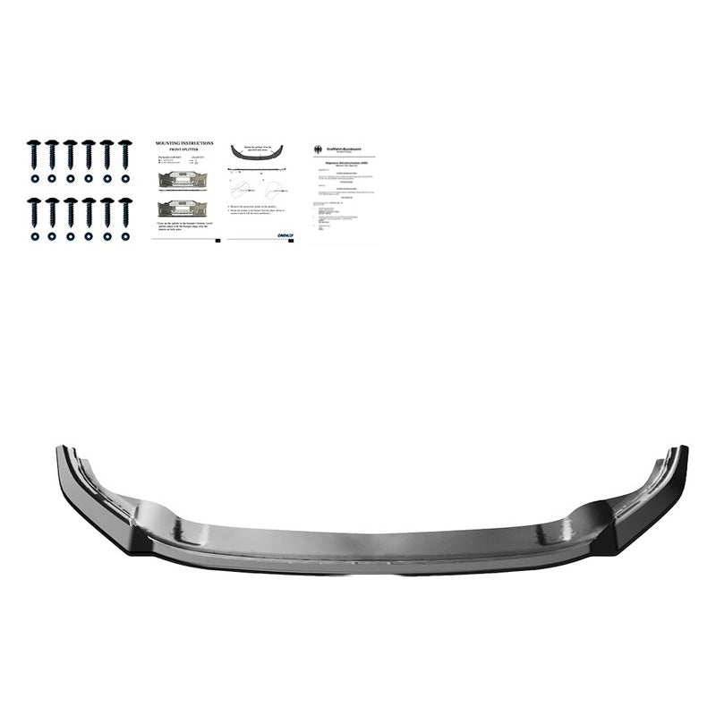 Oneway Frontspoiler passend für Volkswagen Golf VII HB/Variant R/R Line 2013-2016 - Schwarz glänzend
