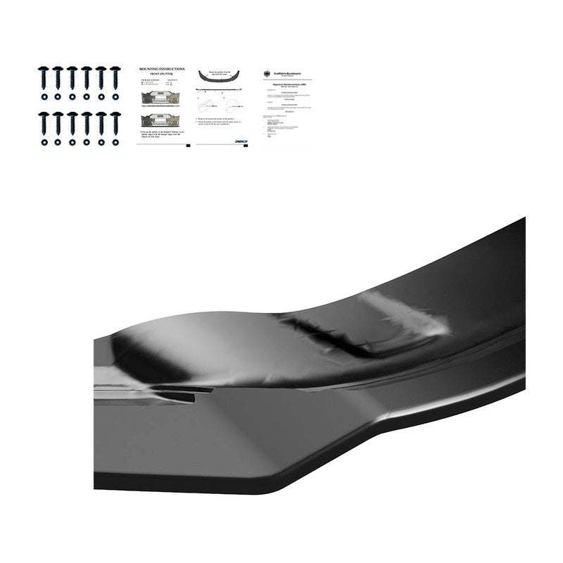Oneway Frontspoiler passend für Volkswagen Golf VII HB/Variant R/R Line 2013-2016 - Schwarz glänzend
