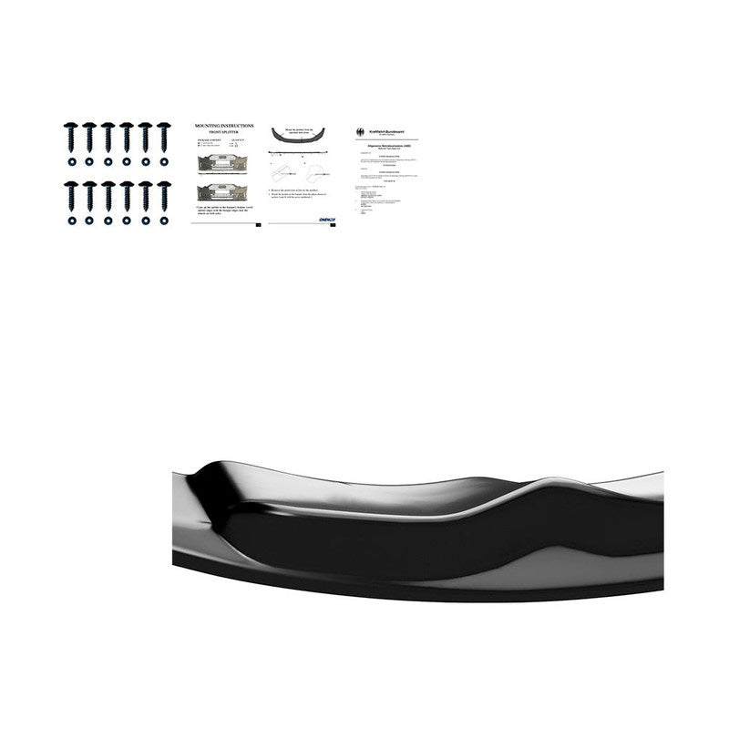 Oneway Frontspoiler passend für BMW 3er E92/E93 M-Sport 2010-2013 - Schwarz glänzend
