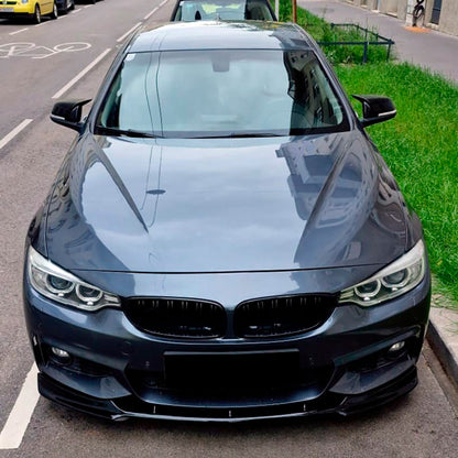 Oneway Frontspoiler passend für BMW 4er F32/F33/F36 M-Pack 2013-2019 - Schwarz glänzend