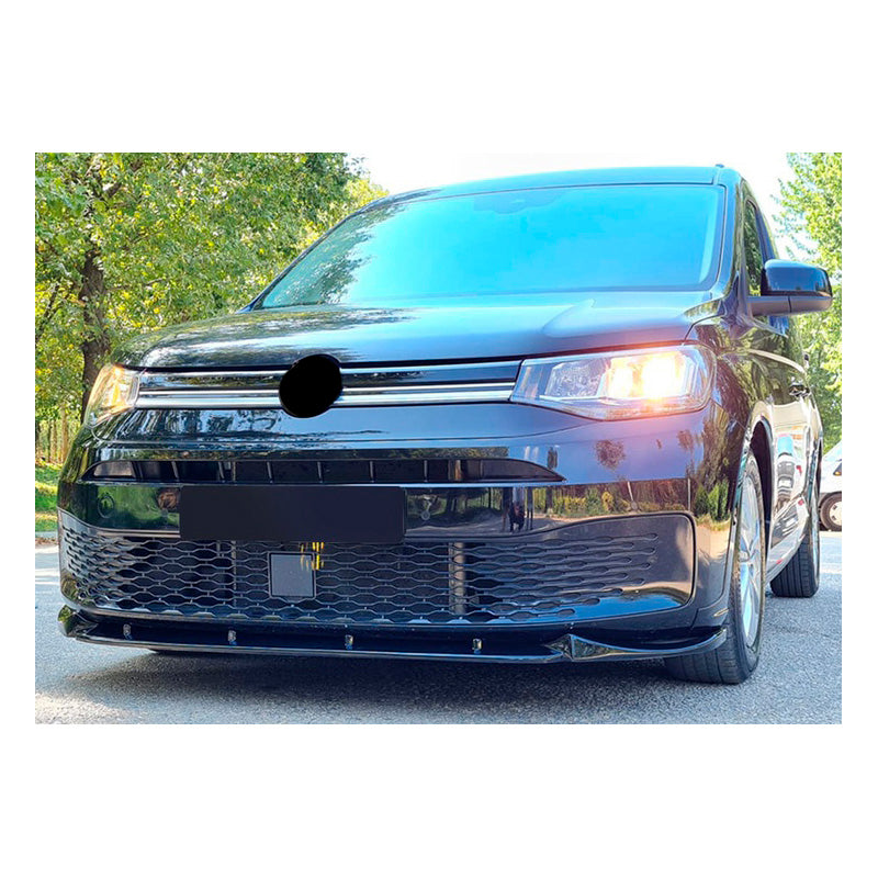 Oneway Frontspoiler passend für Volkswagen Caddy MK5 2020- - Schwarz glänzend