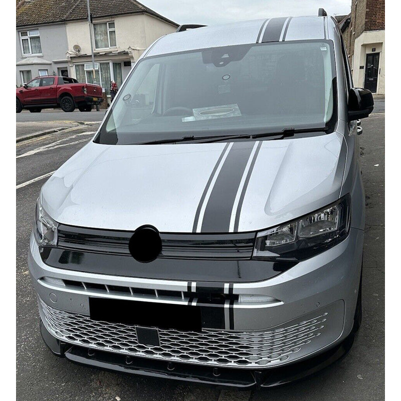 Oneway Frontspoiler passend für Volkswagen Caddy MK5 2020- - Schwarz glänzend