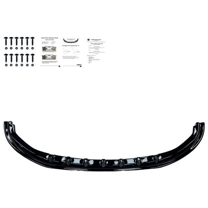 Oneway Frontspoiler passend für Volkswagen Transporter T6.1 2020-2022 - Version 4 - Schwarz glänzend