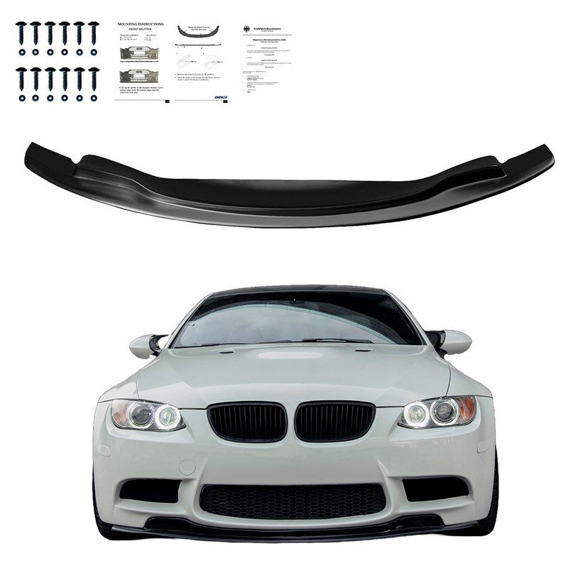 Oneway Frontspoiler passend für BMW M3 E92 Coupe/E93 Cabrio 2007-2013 - Schwarz glänzend