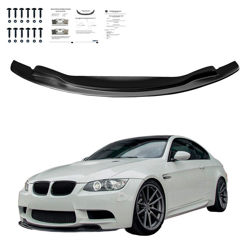 Oneway Frontspoiler passend für BMW M3 E92 Coupe/E93 Cabrio 2007-2013 - Schwarz glänzend