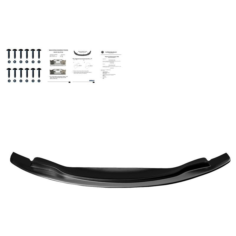 Oneway Frontspoiler passend für BMW M3 E92 Coupe/E93 Cabrio 2007-2013 - Schwarz glänzend